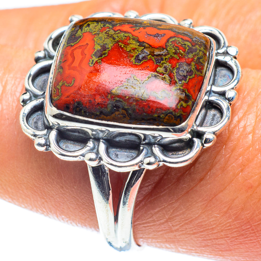 Moroccan Agate Rings handcrafted by Anasilvercos - RING59568