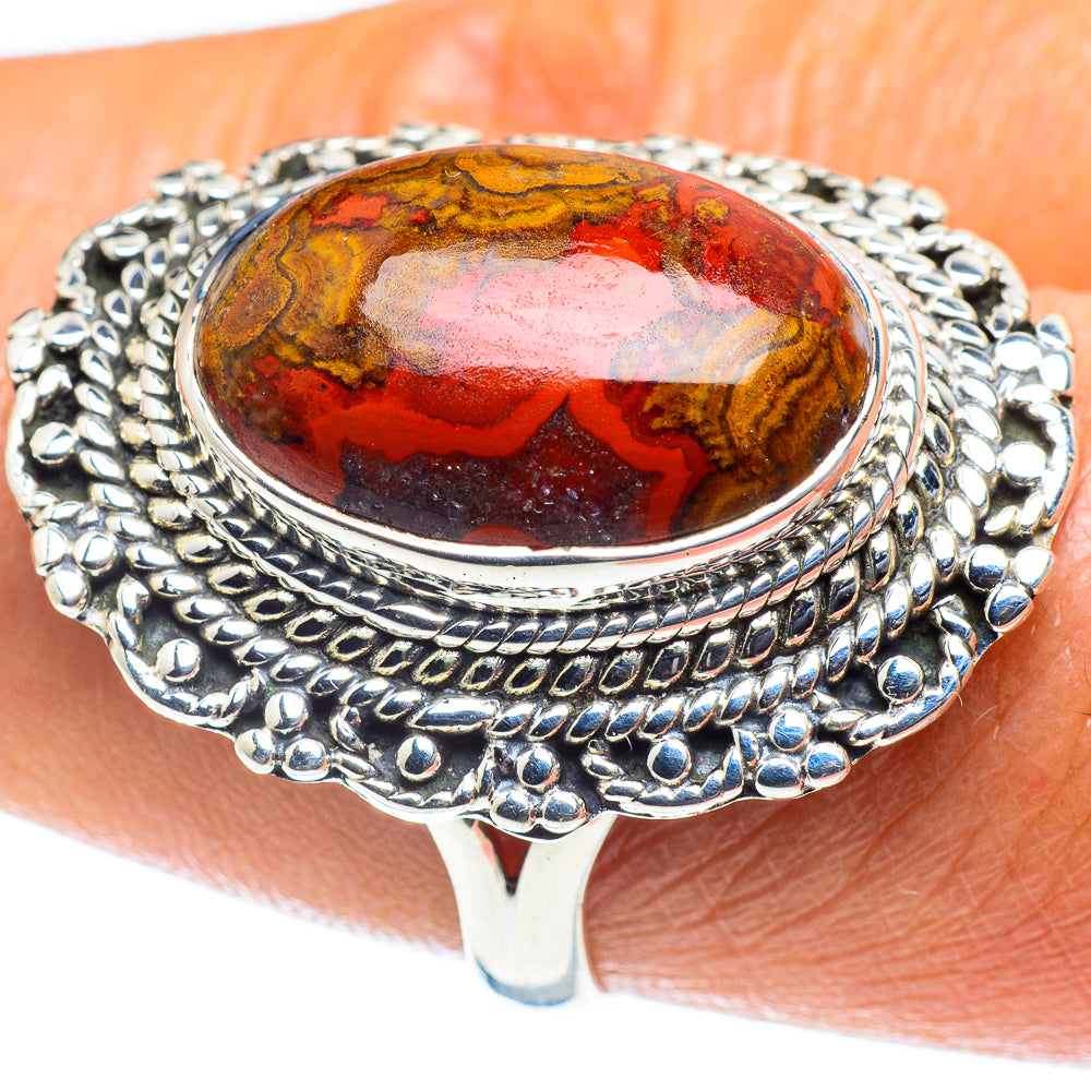 Moroccan Agate Rings handcrafted by Anasilvercos - RING59574