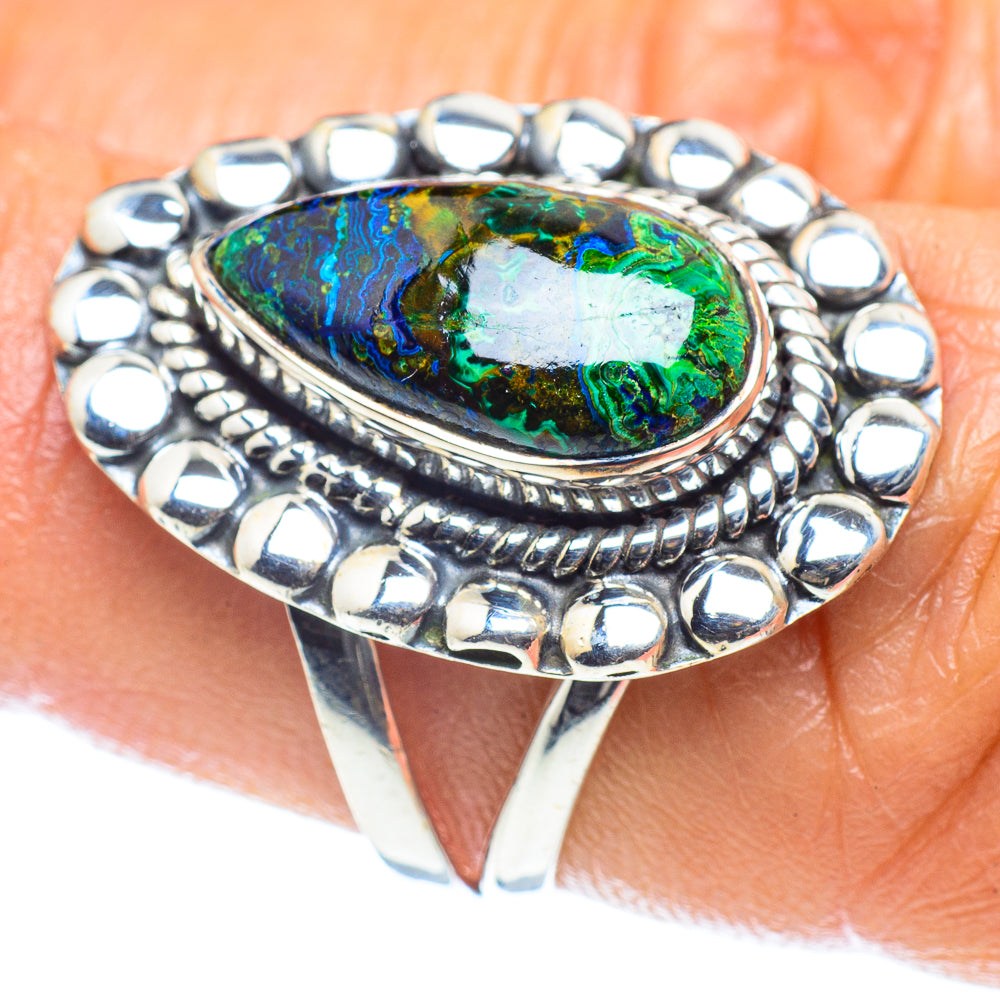 Azurite Rings handcrafted by Anasilvercos - RING59587