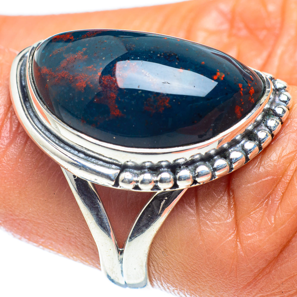 Bloodstone Rings handcrafted by Anasilvercos - RING59597
