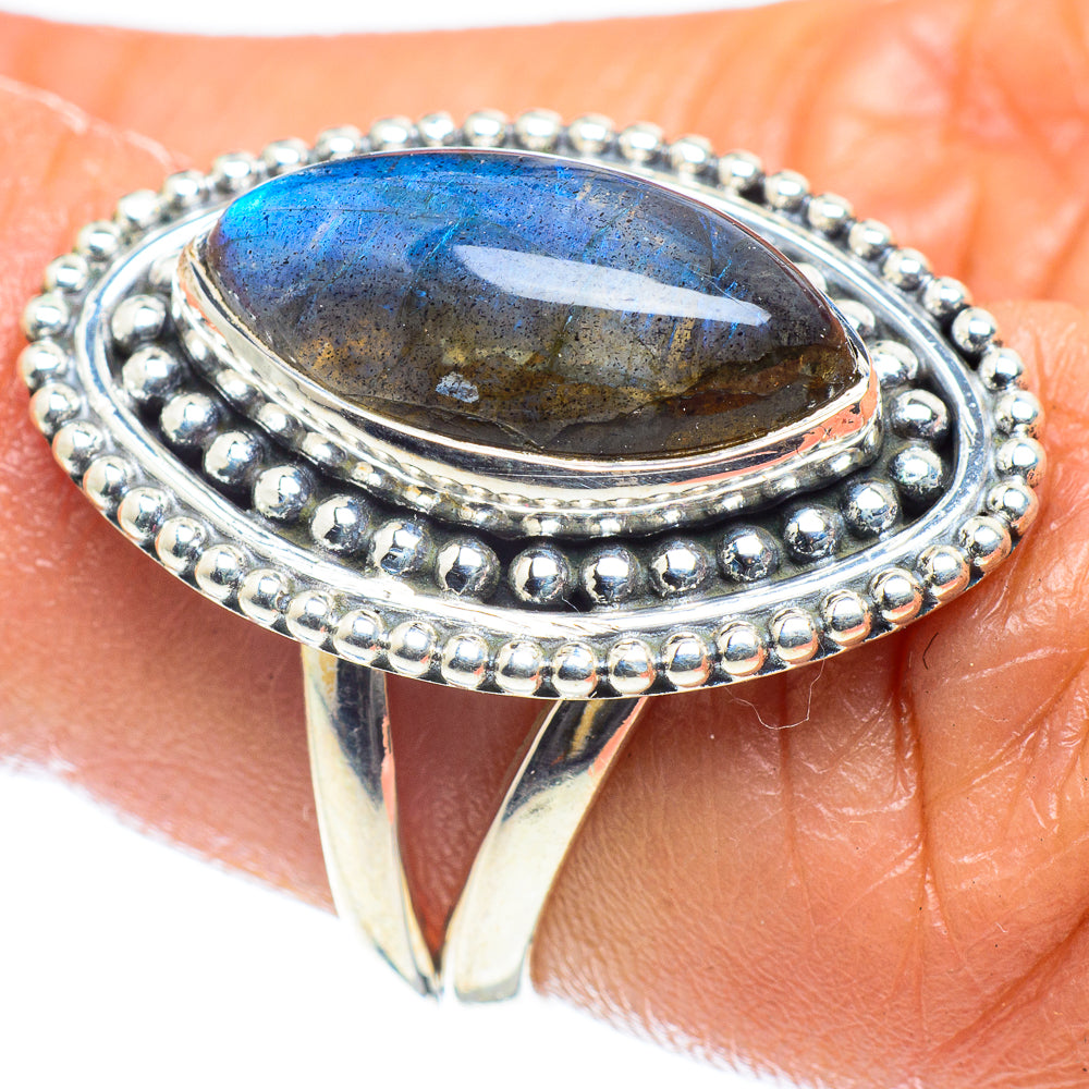 Labradorite Rings handcrafted by Anasilvercos - RING59611