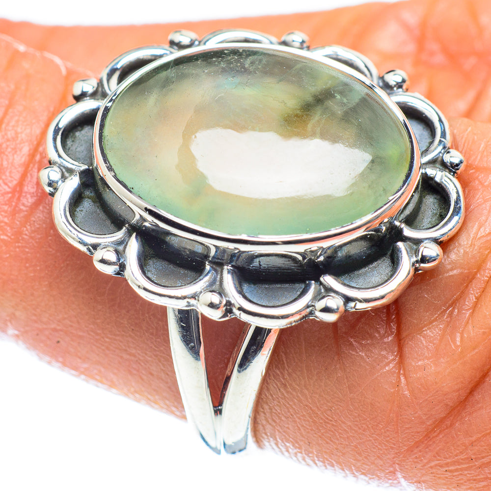 Prehnite Rings handcrafted by Anasilvercos - RING59623