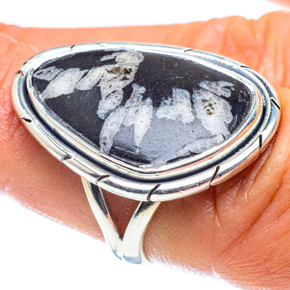 Chrysanthemum Stone Rings handcrafted by Anasilvercos - RING59624