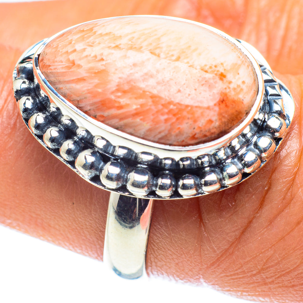 Scolecite Rings handcrafted by Anasilvercos - RING59631
