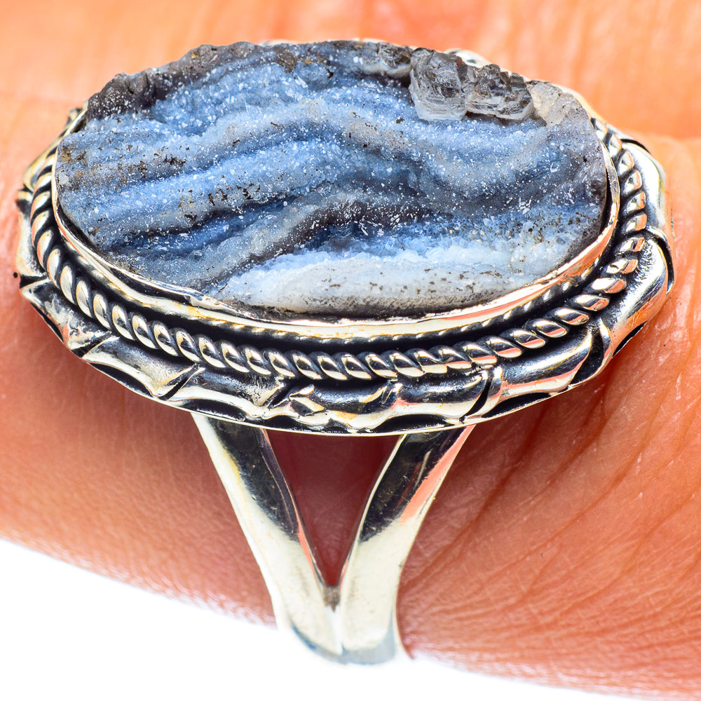 Desert Druzy Rings handcrafted by Anasilvercos - RING59641