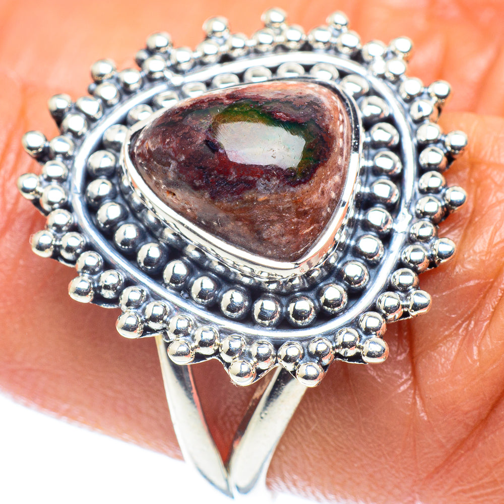 Mexican Fire Opal Rings handcrafted by Anasilvercos - RING59659