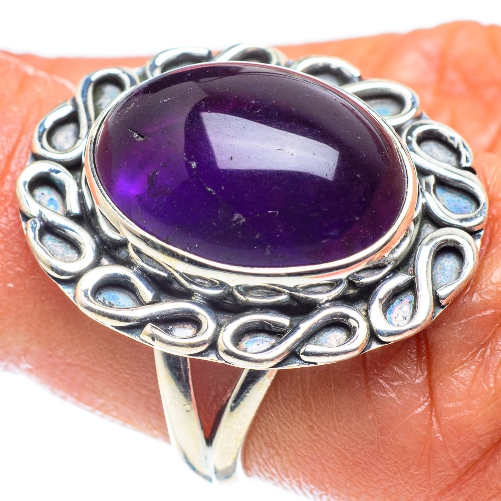 Amethyst Rings handcrafted by Anasilvercos - RING59669