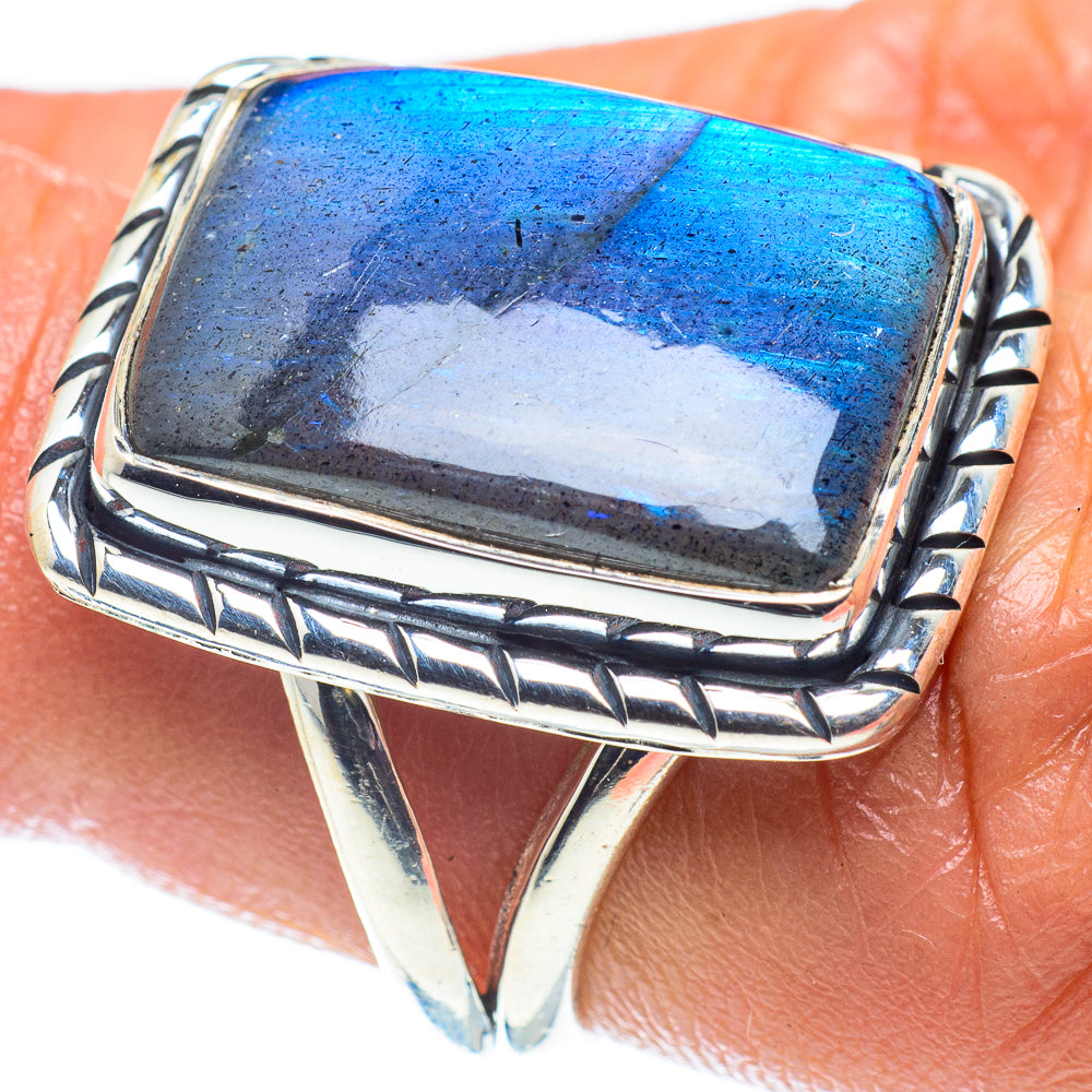 Labradorite Rings handcrafted by Anasilvercos - RING59680