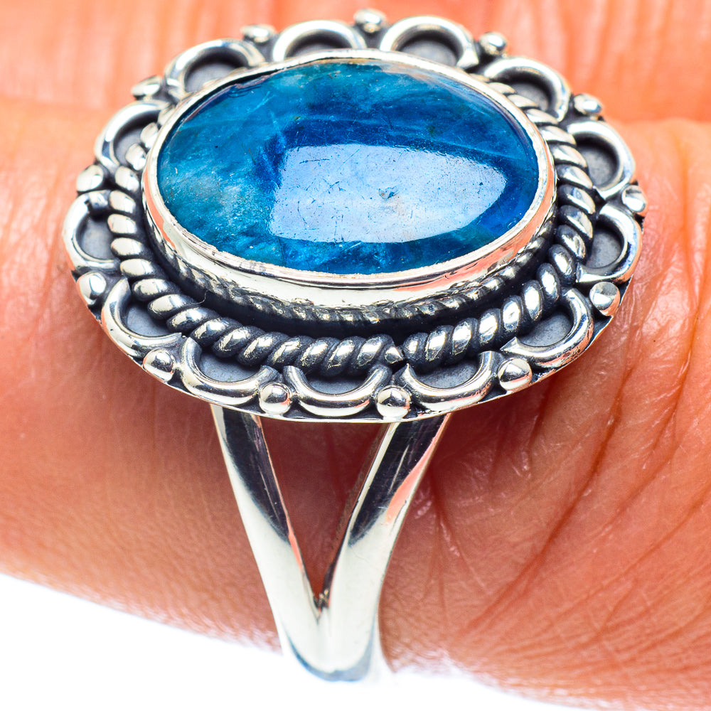 Apatite Rings handcrafted by Anasilvercos - RING59689
