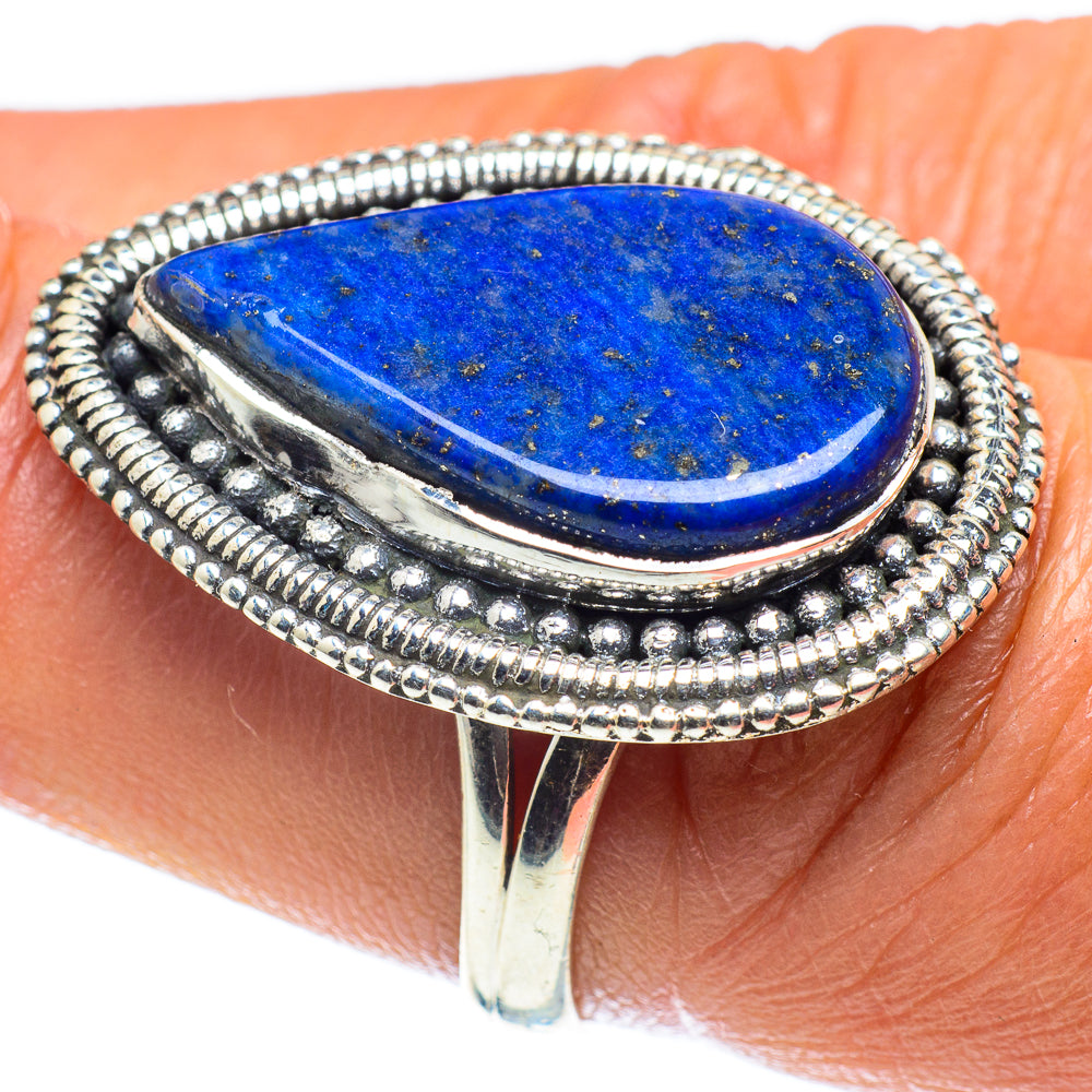 Lapis Lazuli Rings handcrafted by Anasilvercos - RING59700