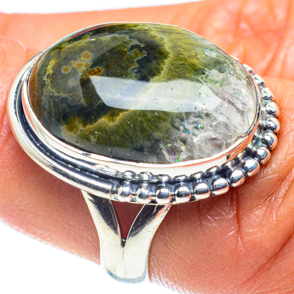 Ocean Jasper Rings handcrafted by Anasilvercos - RING59702