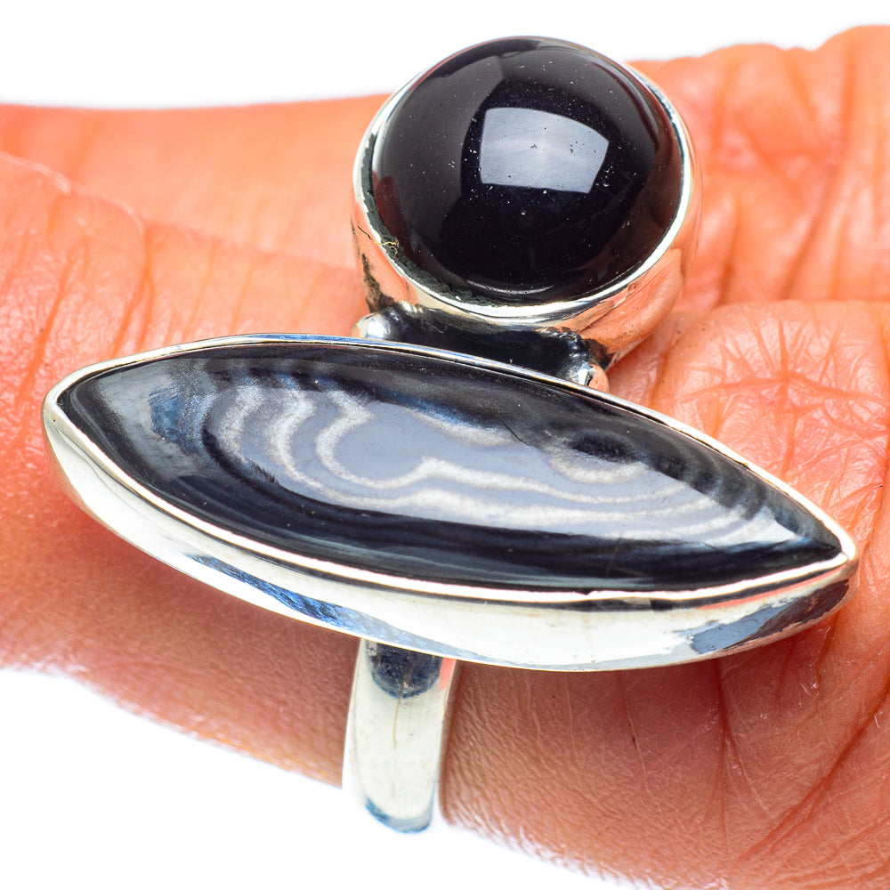 Psilomelane Rings handcrafted by Anasilvercos - RING59713