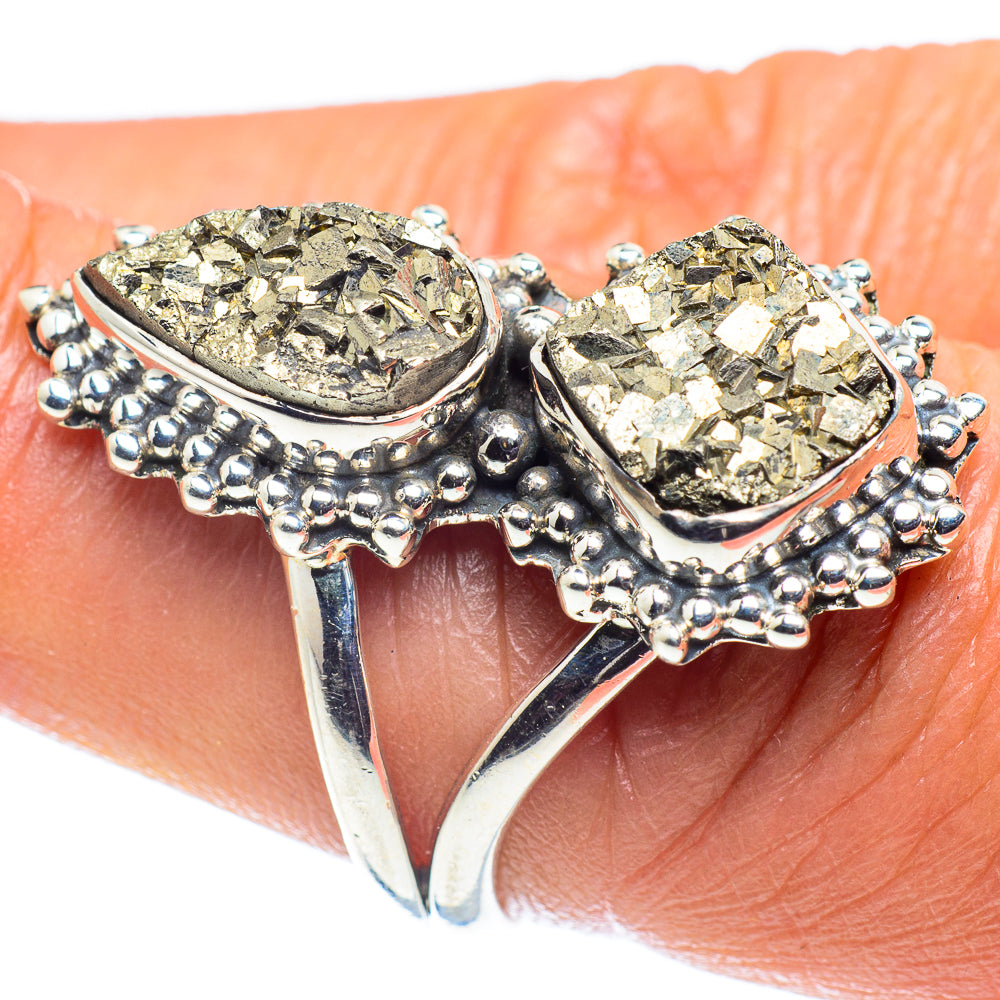 Pyrite Rings handcrafted by Anasilvercos - RING59723
