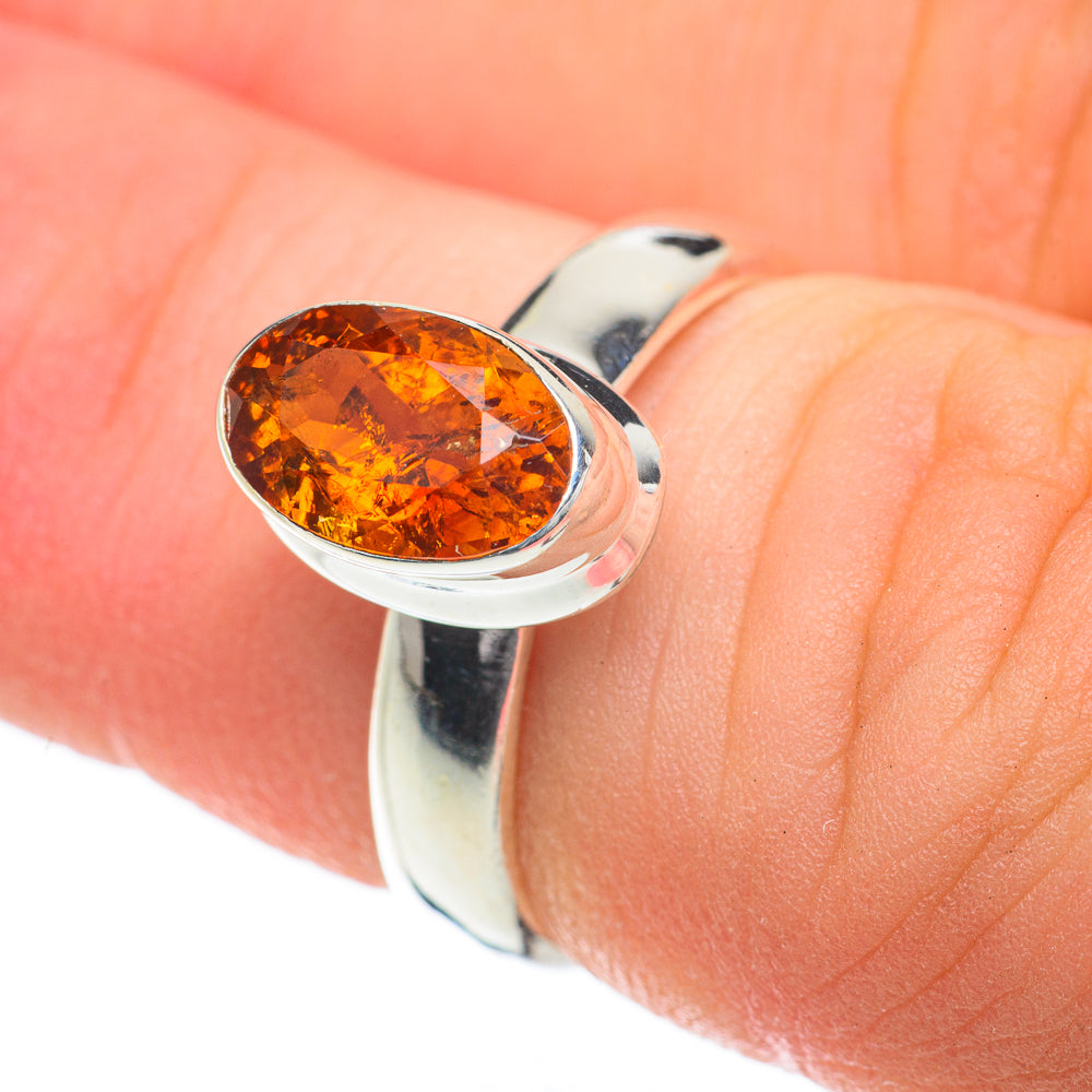 Citrine Rings handcrafted by Anasilvercos - RING59741
