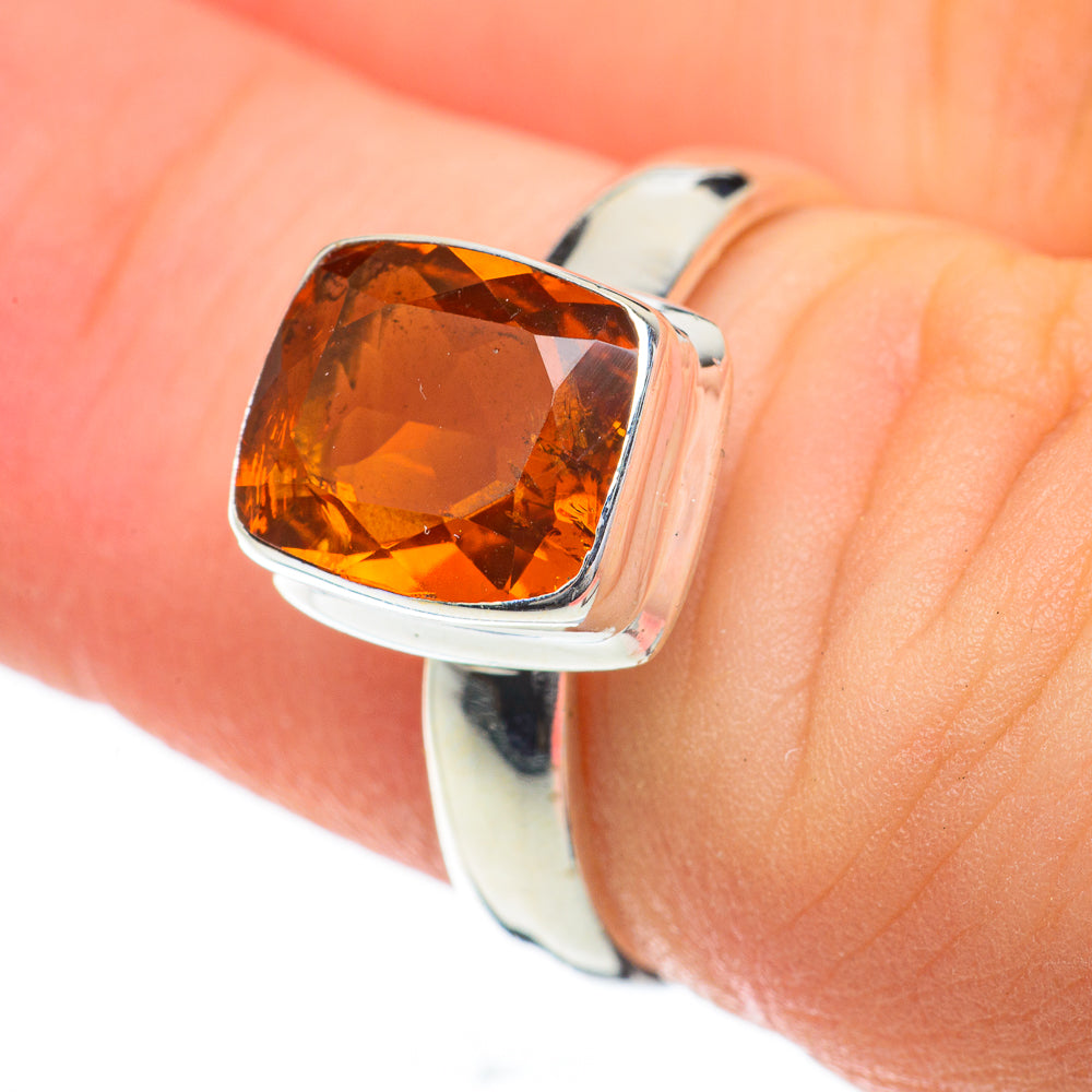 Citrine Rings handcrafted by Anasilvercos - RING59742