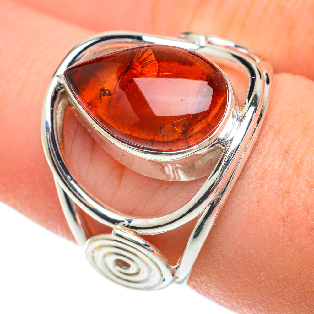 Baltic Amber Rings handcrafted by Anasilvercos - RING59743