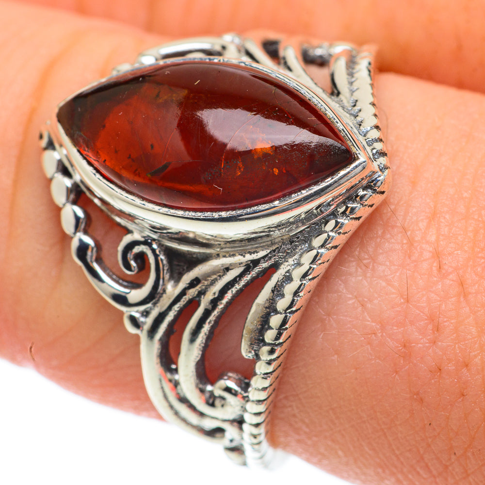 Baltic Amber Rings handcrafted by Anasilvercos - RING59744