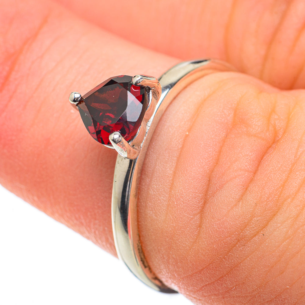 Garnet Rings handcrafted by Anasilvercos - RING59749