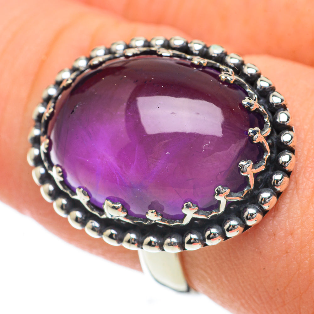 Amethyst Rings handcrafted by Anasilvercos - RING59750