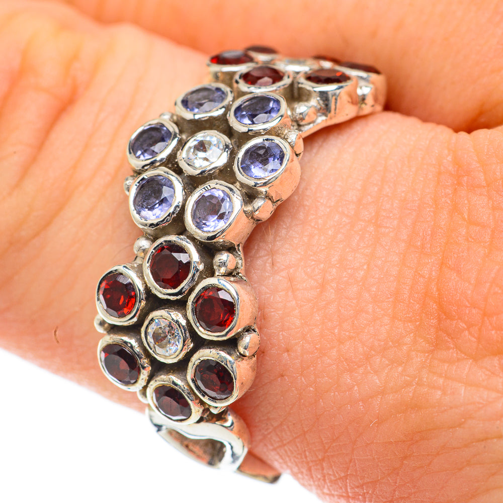 Garnet Rings handcrafted by Anasilvercos - RING59758