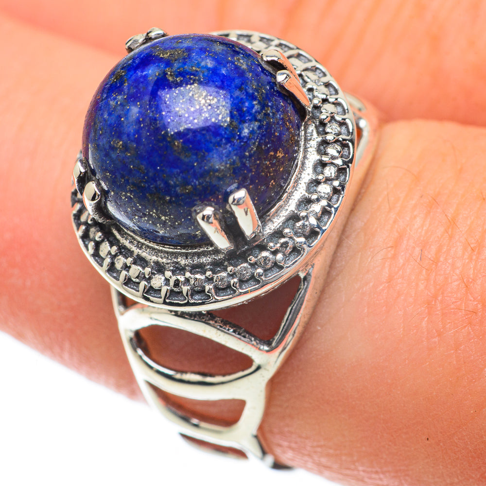 Lapis Lazuli Rings handcrafted by Anasilvercos - RING59764
