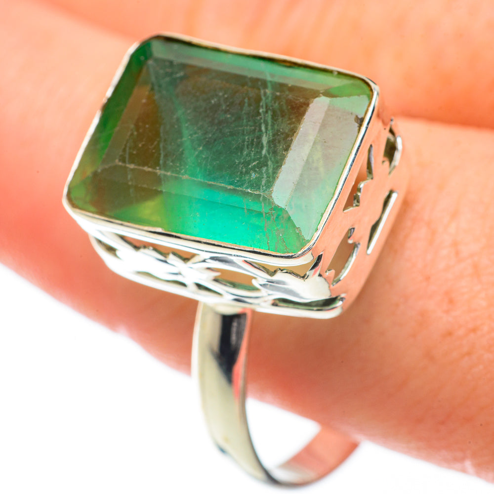 Chrysoprase Rings handcrafted by Anasilvercos - RING59772