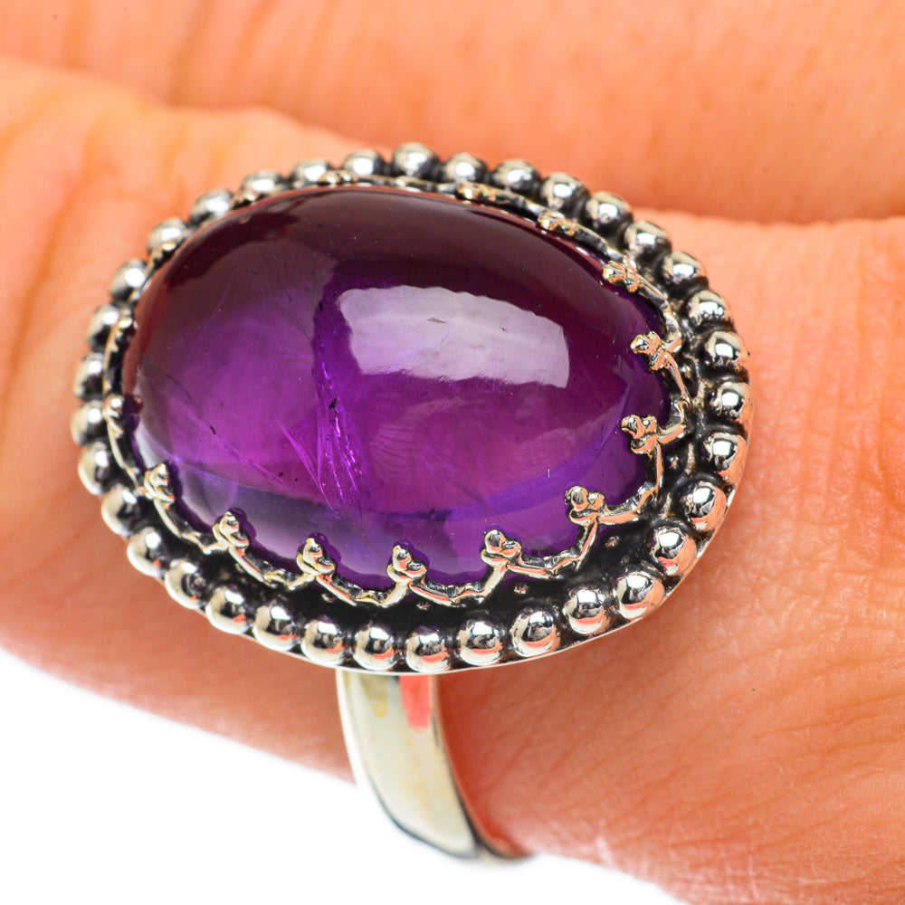 Amethyst Rings handcrafted by Anasilvercos - RING59788