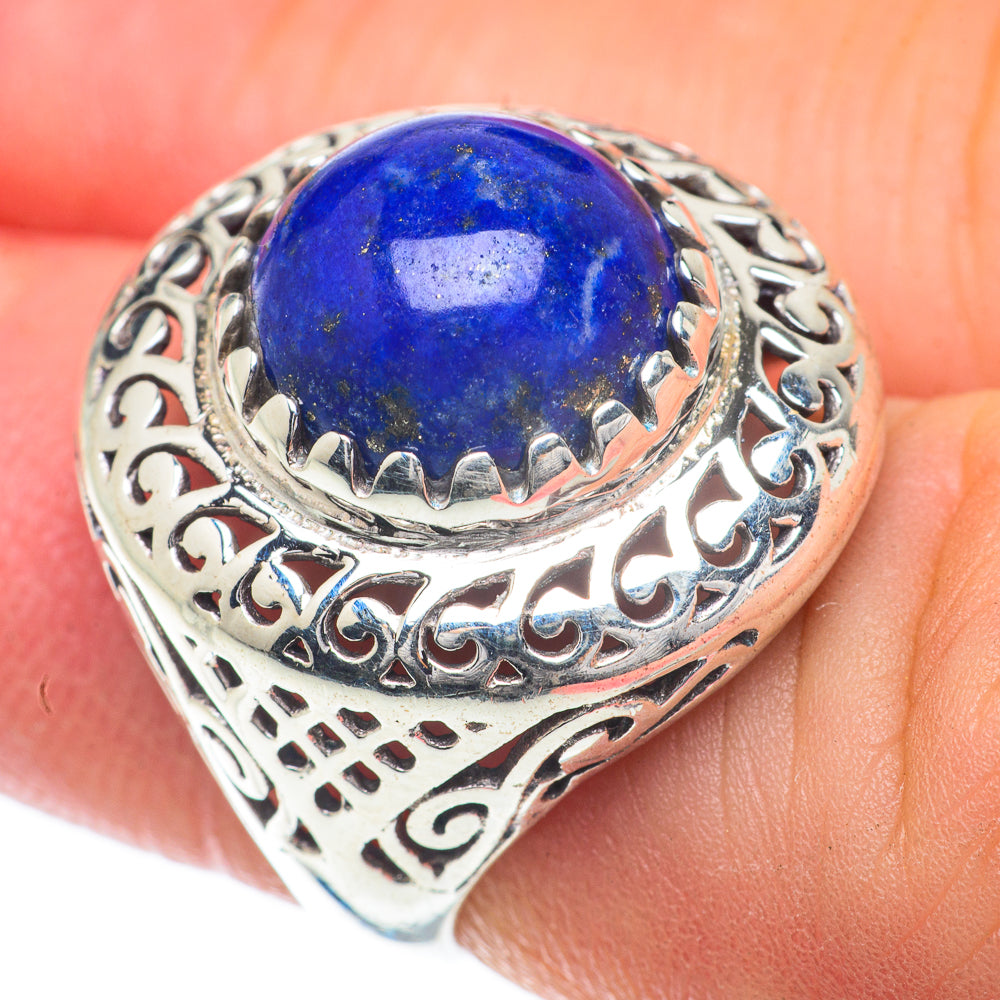 Lapis Lazuli Rings handcrafted by Anasilvercos - RING59840