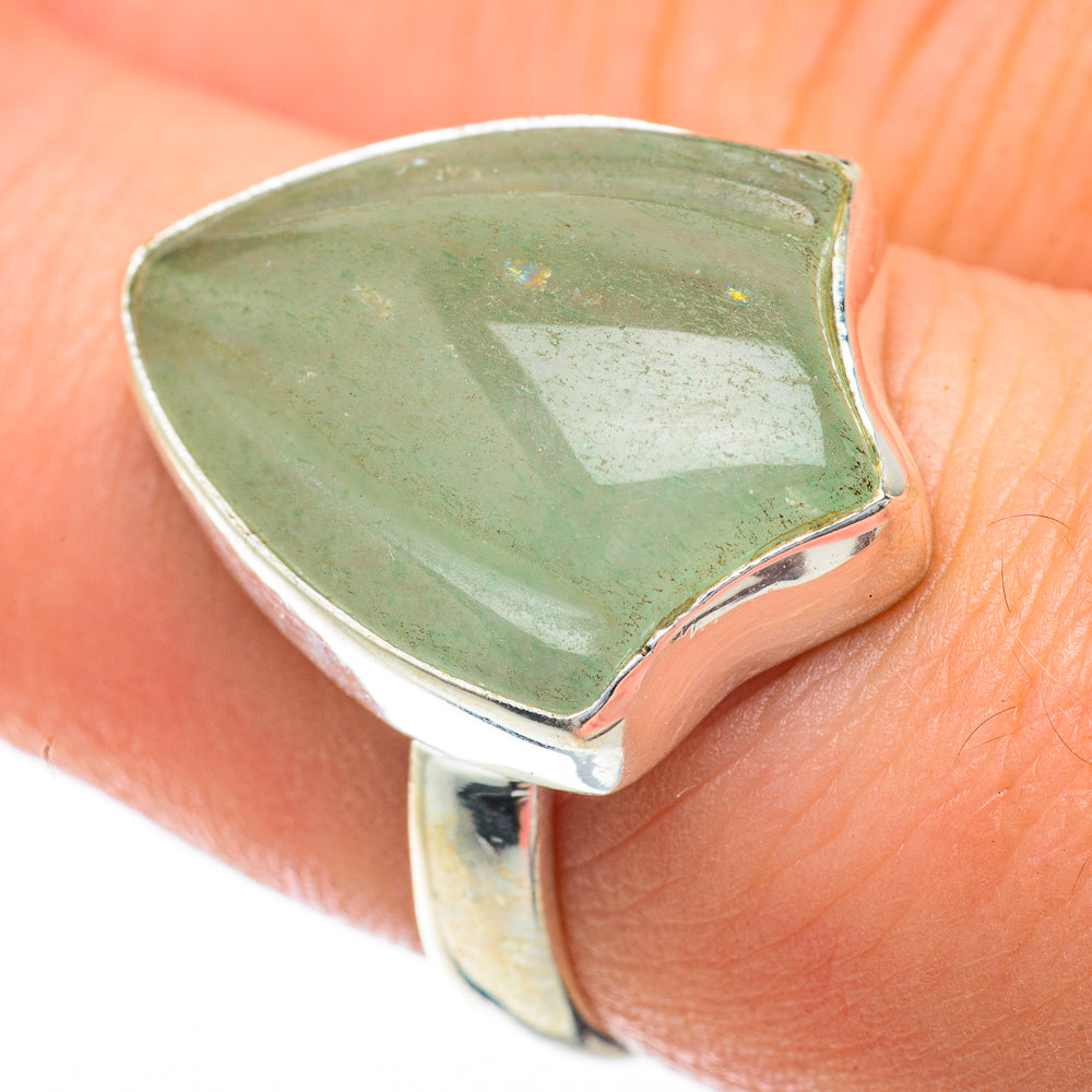 Prehnite Rings handcrafted by Anasilvercos - RING59844