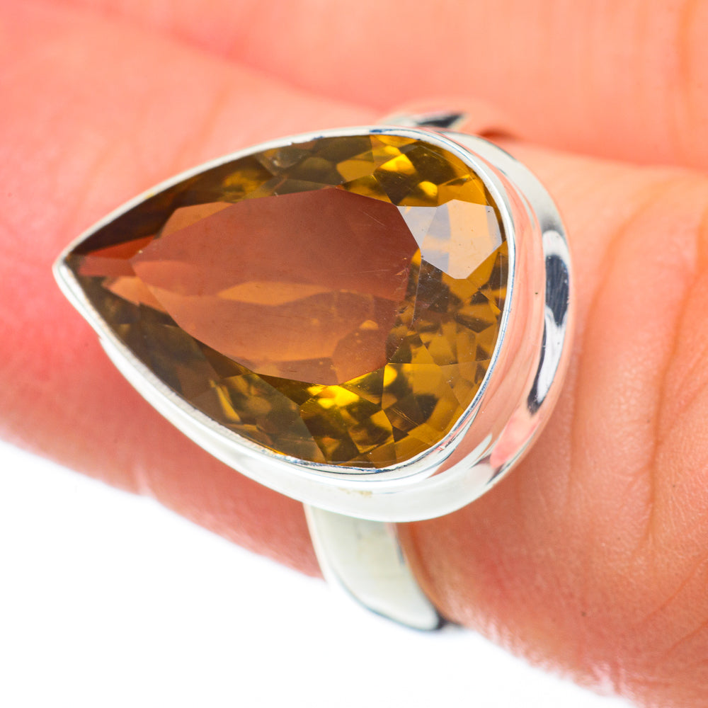 Citrine Rings handcrafted by Anasilvercos - RING59848