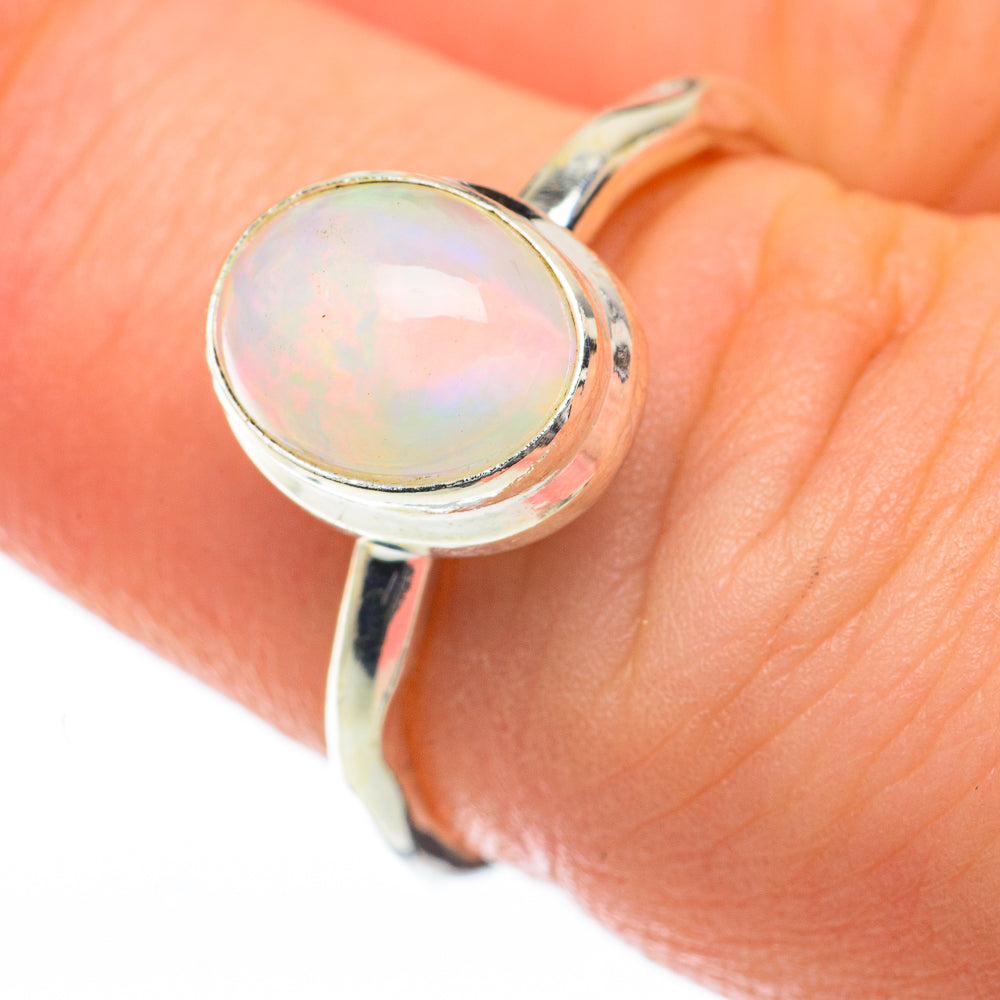 Ethiopian Opal Rings handcrafted by Anasilvercos - RING59867