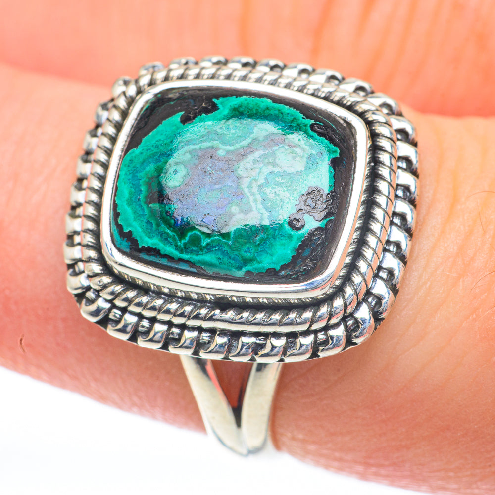 Chrysocolla Rings handcrafted by Anasilvercos - RING59879