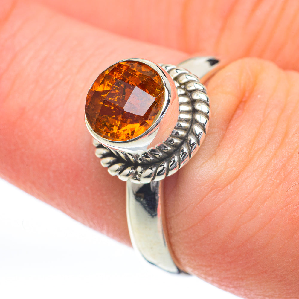 Citrine Rings handcrafted by Anasilvercos - RING59882