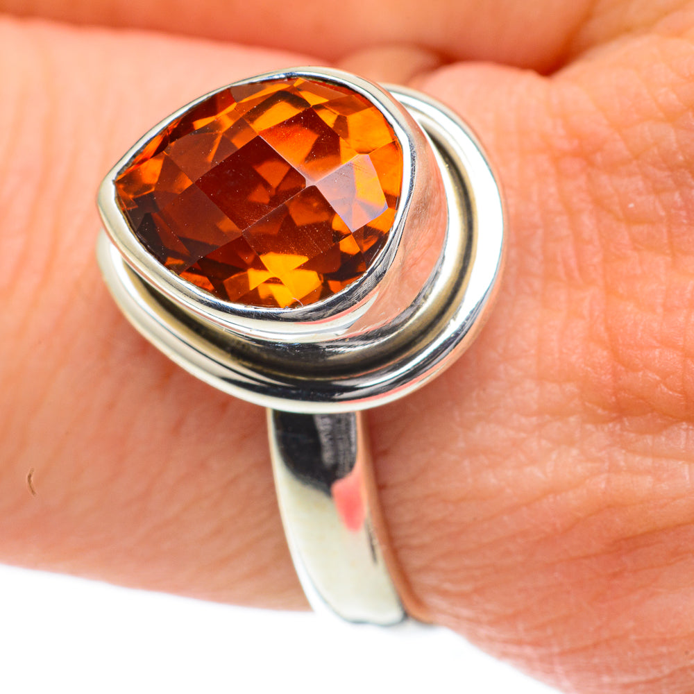 Citrine Rings handcrafted by Anasilvercos - RING59883