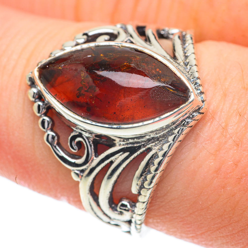 Baltic Amber Rings handcrafted by Anasilvercos - RING59884