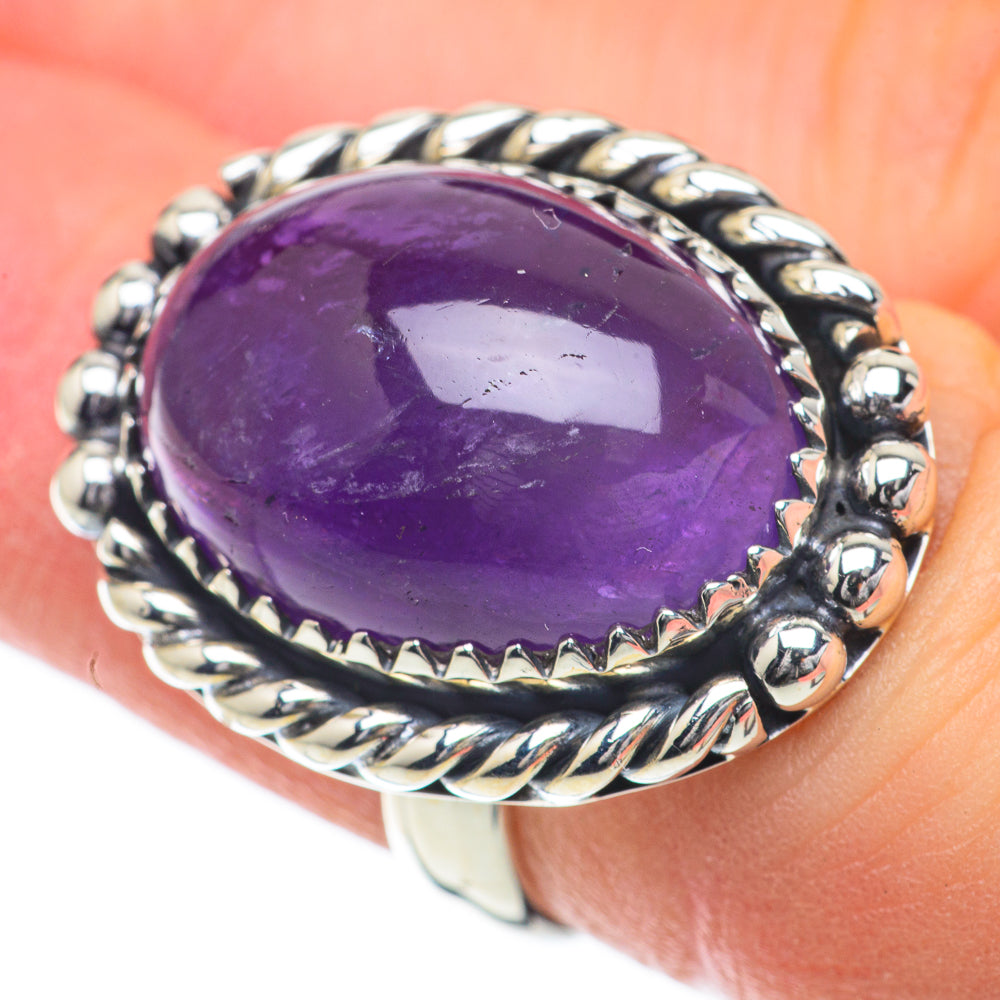 Amethyst Rings handcrafted by Anasilvercos - RING59890