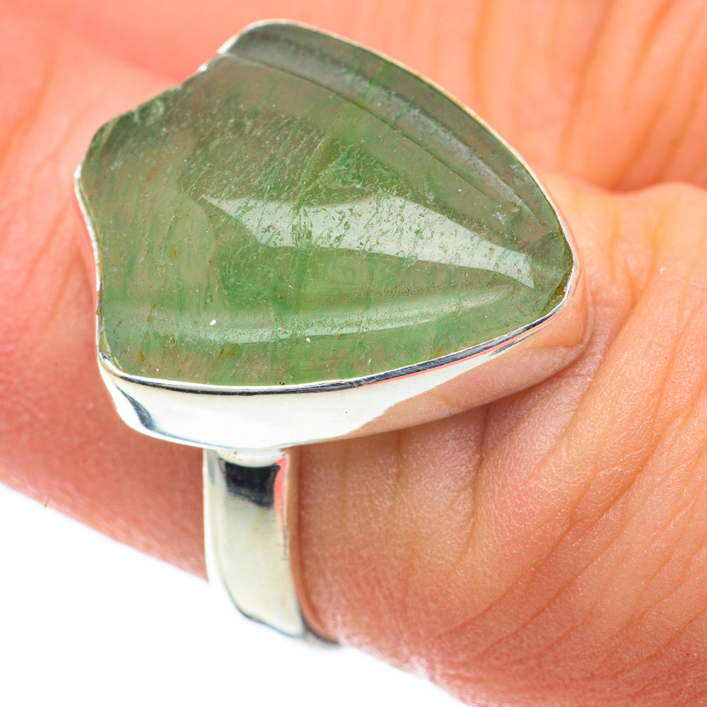 Prehnite Rings handcrafted by Anasilvercos - RING59907