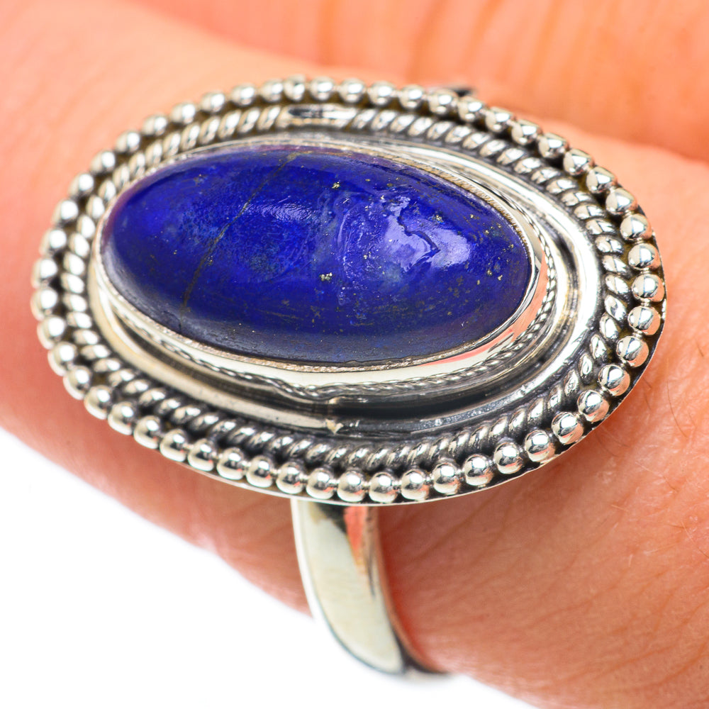 Lapis Lazuli Rings handcrafted by Anasilvercos - RING59924