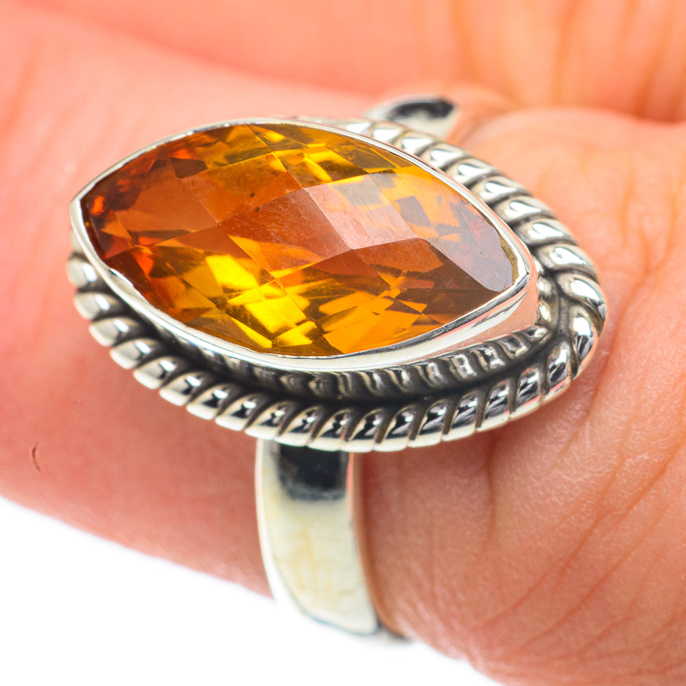 Citrine Rings handcrafted by Anasilvercos - RING59939