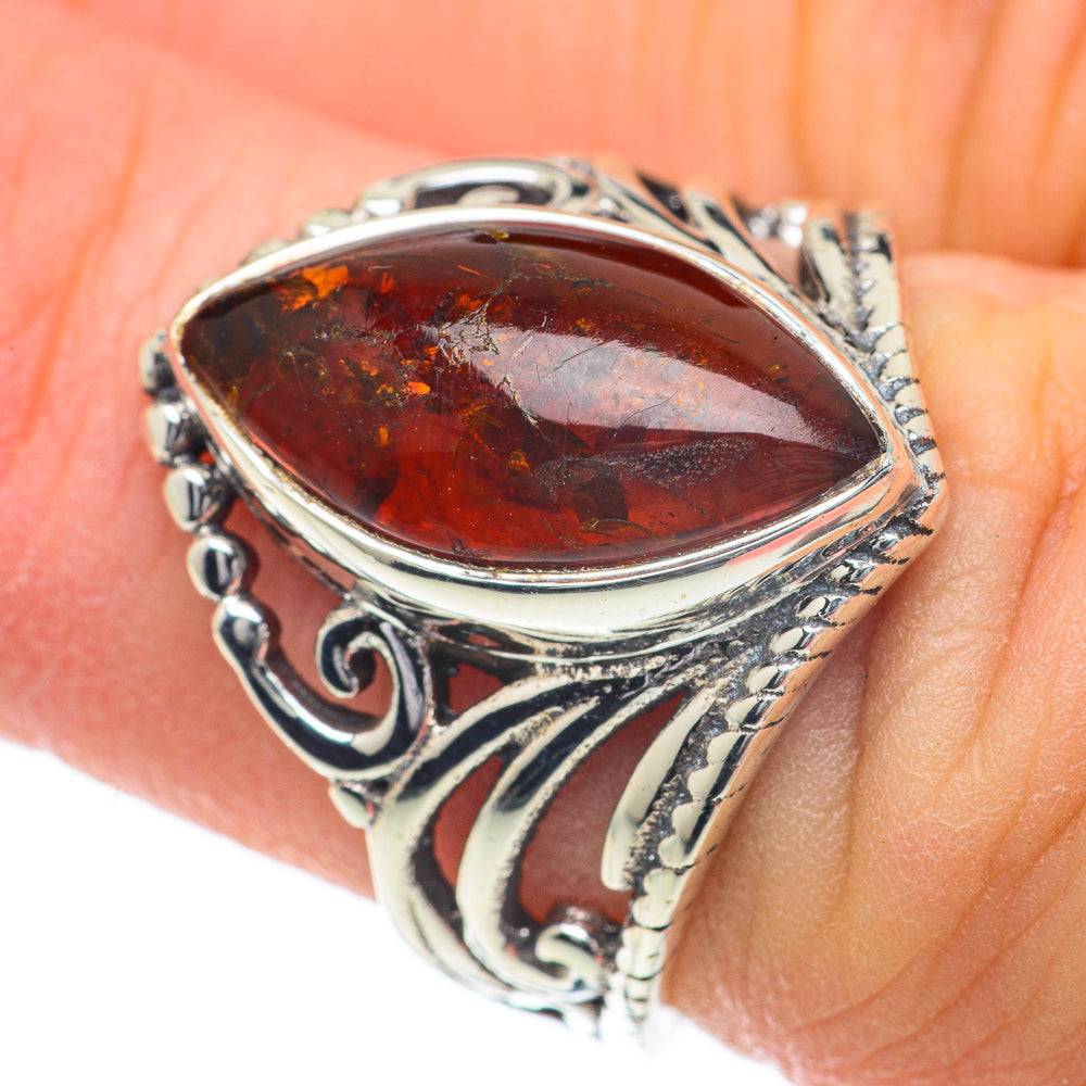 Baltic Amber Rings handcrafted by Anasilvercos - RING59941