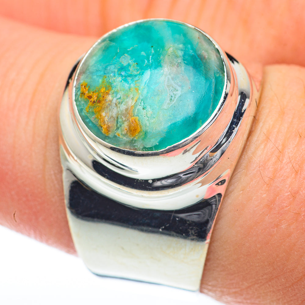 Amazonite Rings handcrafted by Anasilvercos - RING59955