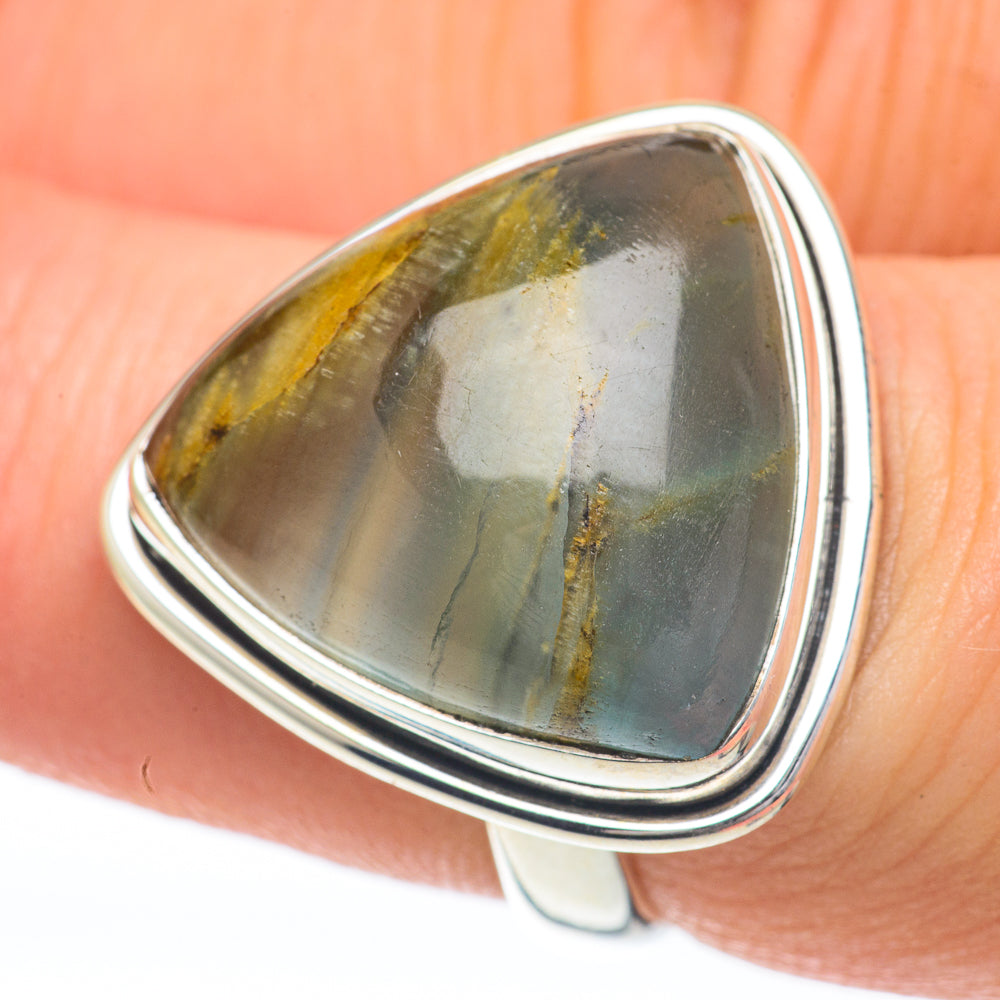 Green Fluorite Rings handcrafted by Anasilvercos - RING59979