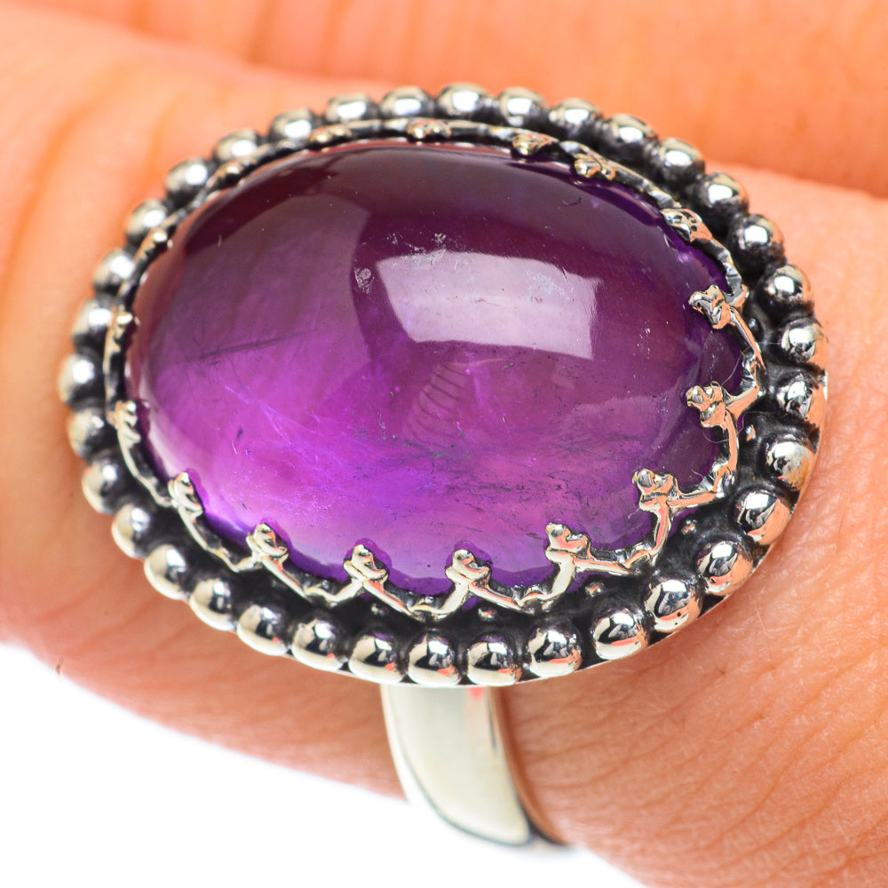 Amethyst Rings handcrafted by Anasilvercos - RING59999