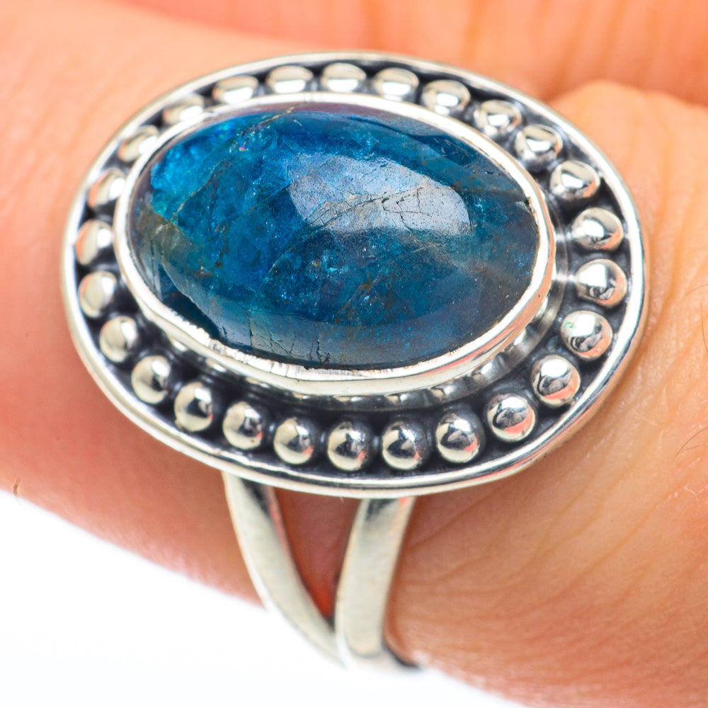 Apatite Rings handcrafted by Anasilvercos - RING60003