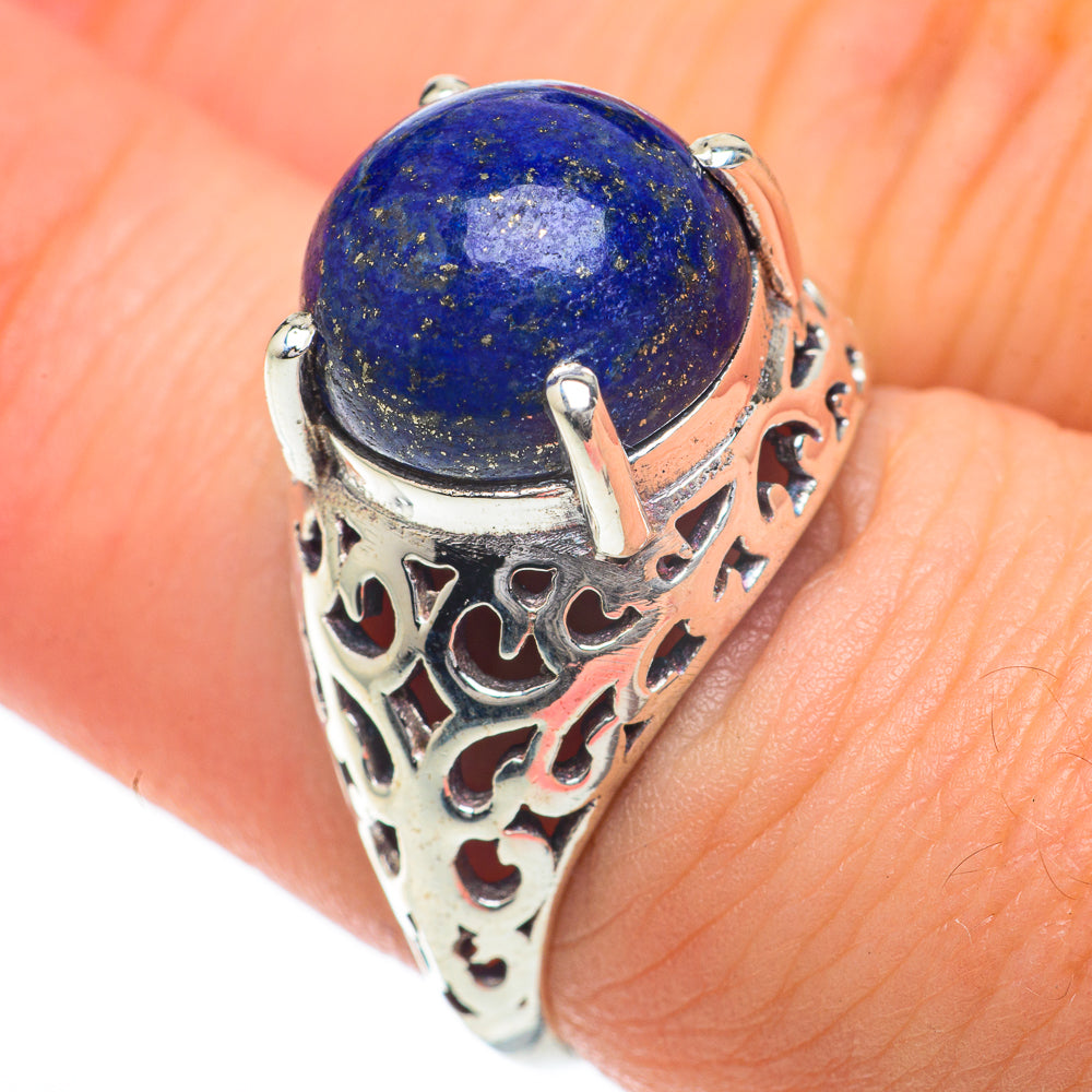 Lapis Lazuli Rings handcrafted by Anasilvercos - RING60004