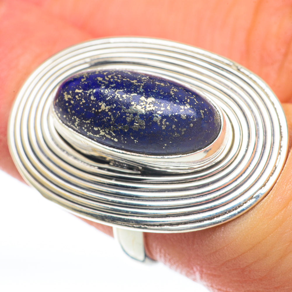 Lapis Lazuli Rings handcrafted by Anasilvercos - RING60007