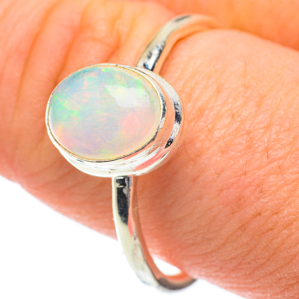 Ethiopian Opal Rings handcrafted by Anasilvercos - RING60025