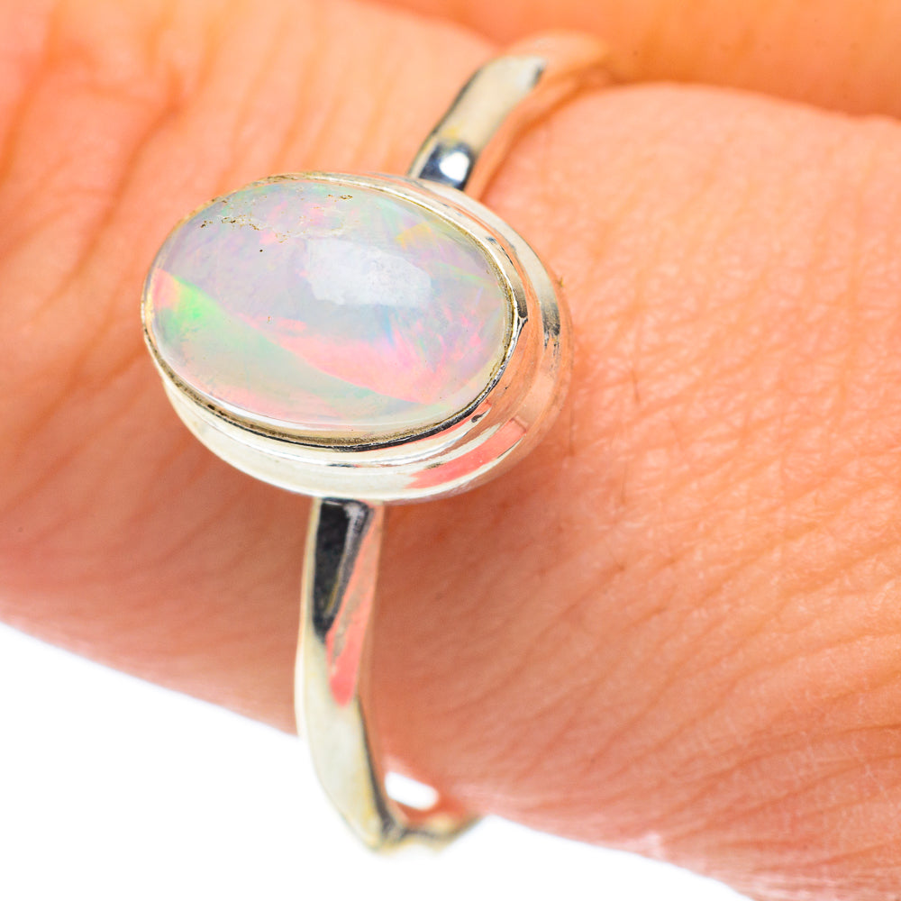 Ethiopian Opal Rings handcrafted by Anasilvercos - RING60055