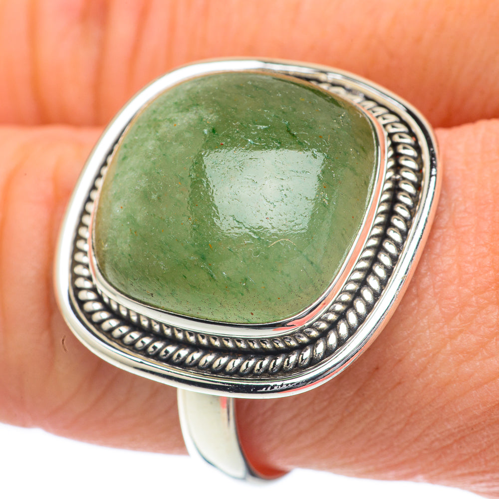 Prehnite Rings handcrafted by Anasilvercos - RING60098