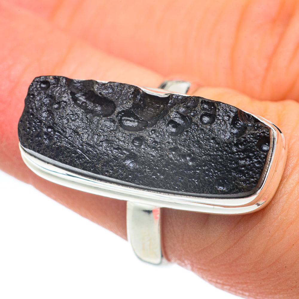 Tektite Rings handcrafted by Anasilvercos - RING60115